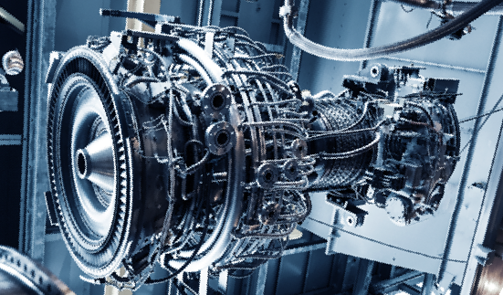 Aero-derivative gas turbine